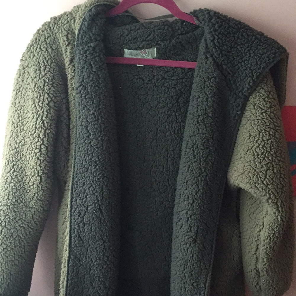 Ecote plush sweater/jacket. Never worn